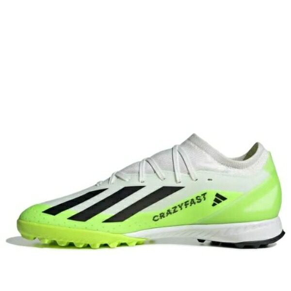 adidas アディダス メンズ スニーカー  【adidas X Crazyfast.3 TF \u0027White Core Black Lucid Lemon\u0027 ID9337】  大きさ US_M_13