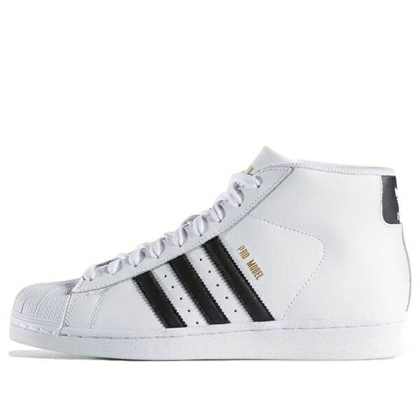 adidas アディダス メンズ スニーカー  【adidas Pro Model \u0027White Core Black\u0027 S85956】  大きさ US_5(23.0糎)