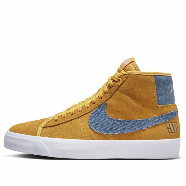 Nike ナイキ メンズ スニーカー  【Nike x Grant Taylor SB Blazer Mid Pro GT \u0027University Gold\u0027 FD0269-700】  大きさ US_11.5(29.5糎)