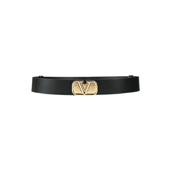 【貨物輸送無料】 ヴァレンティノ ガラヴァーニ レディース 三尺帯 付属物 Belts Black