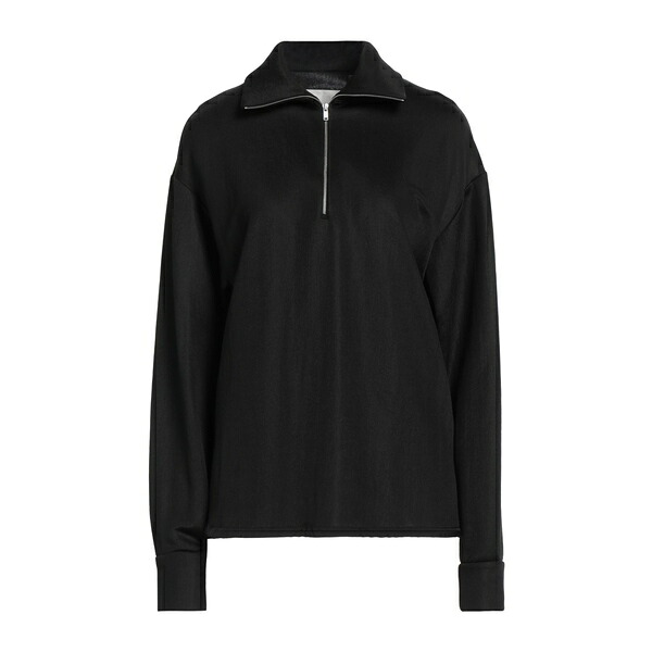 【送料無料】 ジル・サンダー レディース パーカー・スウェットシャツ アウター Sweatshirts Black｜asty