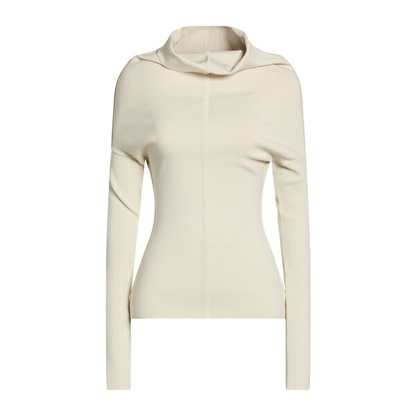 【貨物輸送無料】 リックオウエンス レディース 編み物\u0026スウェーター アウター Turtlenecks White