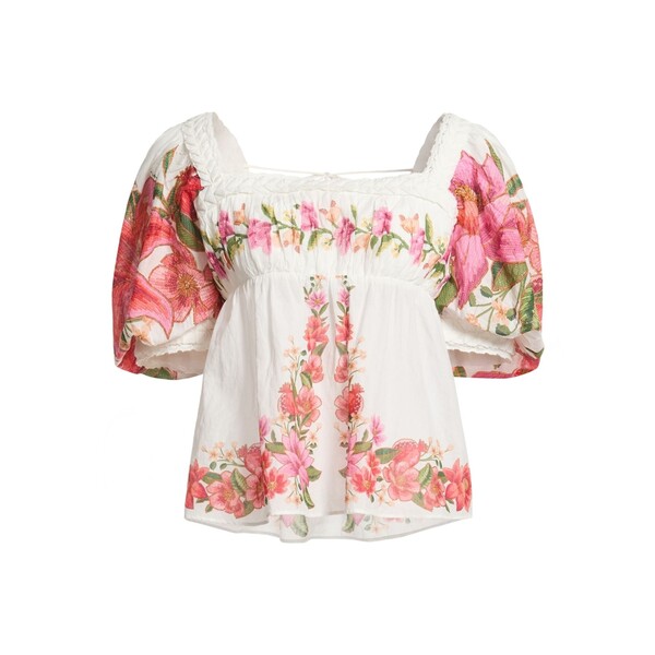【貨物輸送無料】 耕園 リオ レディース プルオーバー トップス Tops White