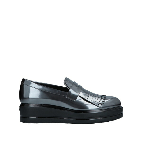 【貨物輸送無料】 ホー火器 レディース スリッポン・ローファー シューズ Loafers Grey
