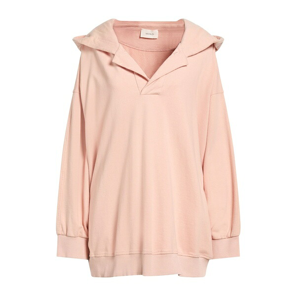 【貨物輸送無料】 ヴィコロ レディース パーカー・スウェットシャツ アウター Sweatshirts Pink