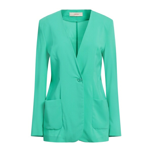 【送料無料】 ユッカ レディース ジャケット＆ブルゾン アウター Blazers Green｜asty