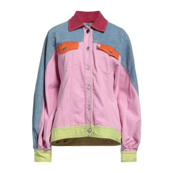 【送料無料】 セミクチュール レディース ジャケット＆ブルゾン アウター Denim outerwear Pink｜asty