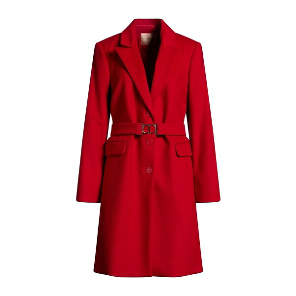 【送料無料】 ツインセット レディース ジャケット＆ブルゾン アウター Coats Red｜asty