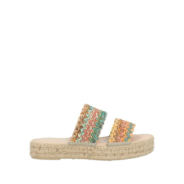 【送料無料】 マネブ レディース サンダル シューズ Espadrilles Orange