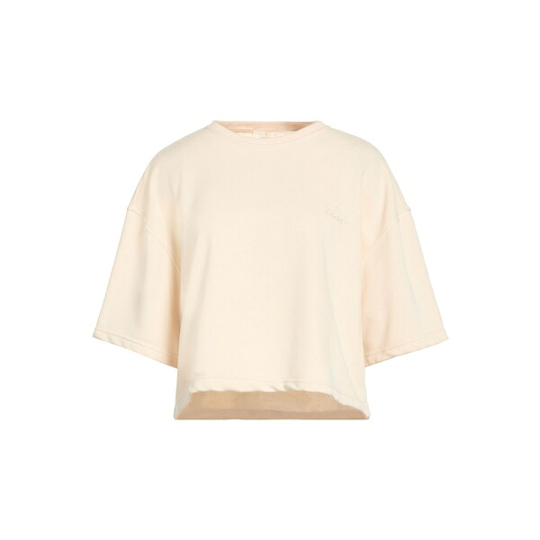 【貨物輸送無料】 ヴィコロ レディース パーカー・スウェットシャツ アウター Sweatshirts Beige