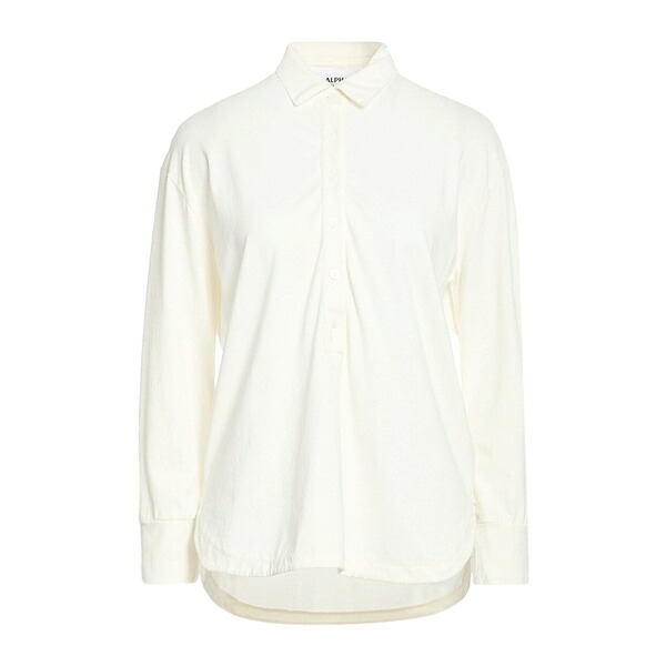 【送料無料】 アルファス テューディオ レディース Tシャツ トップス Polo shirts White｜asty