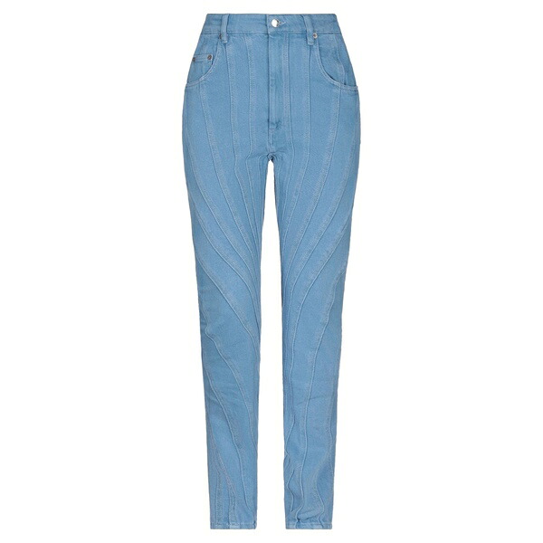 【送料無料】 マグラー レディース デニムパンツ ボトムス Jeans Blue|asty