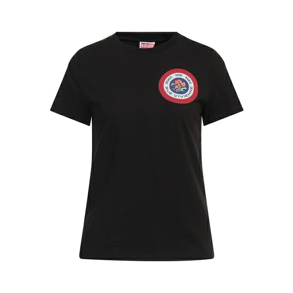 【送料無料】 ケンゾー レディース Tシャツ トップス T-shirts Black｜asty