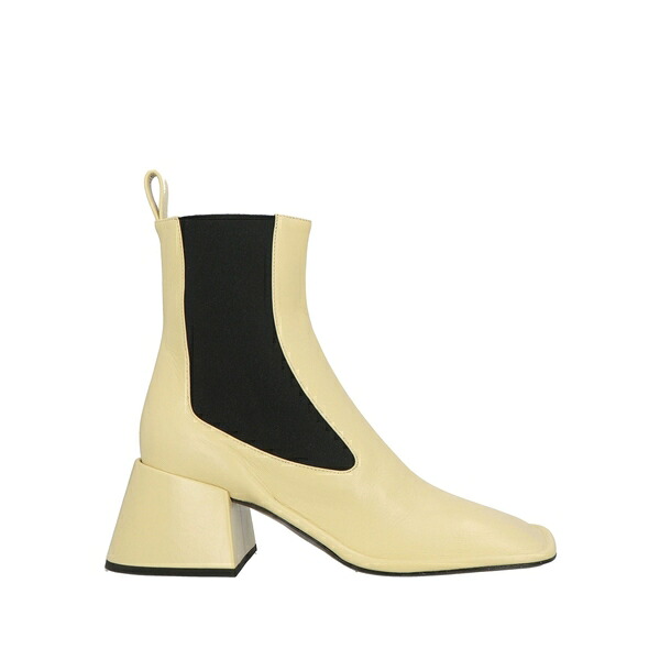 【貨物輸送無料】 ジル・サンダー レディース ブーツ シューズ Ankle boots Yellow