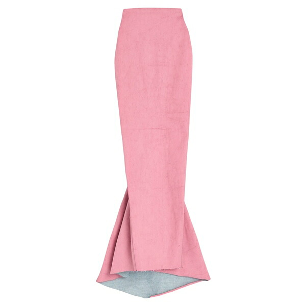 【送料無料】 リックオウエンス レディース スカート ボトムス Denim skirts Pink｜asty