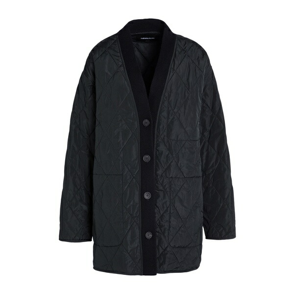 【送料無料】 ファビアナ フィリッピ レディース ジャケット&ブルゾン アウター Puffers Black|asty