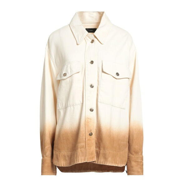 【貨物輸送無料】 アラヌイ レディース 上衣＆上衣 アウター Denim outerwear Beige