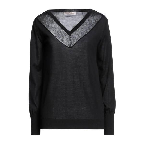 【貨物輸送無料】 ヴァレンティノ ガラヴァーニ レディース 編み物\u0026プルオーバー アウター Sweaters Black