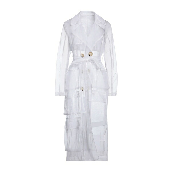 【送料無料】 アクト ナンバー ワン レディース ジャケット＆ブルゾン アウター Overcoats & Trench Coats White｜asty