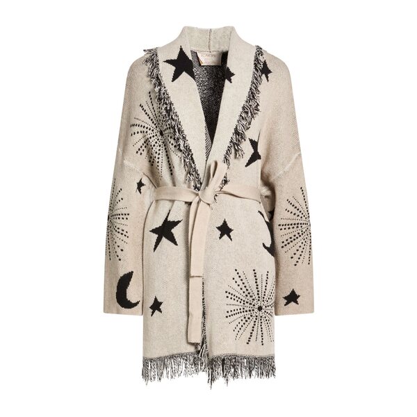 【貨物輸送無料】 騒々しい混乱 レディース ジレー アウター Cardigans Beige