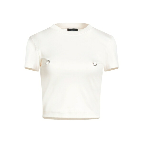 【送料無料】 マグラー レディース Tシャツ トップス T-shirts White｜asty