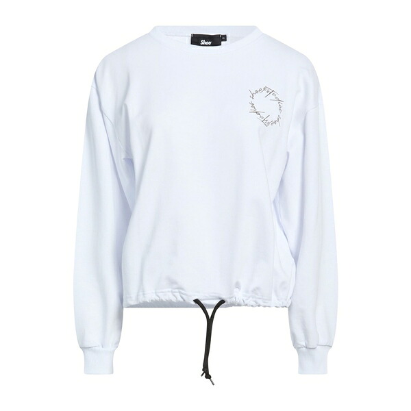 【貨物輸送無料】 シュー レディース パーカー・スウェットシャツ アウター Sweatshirts White