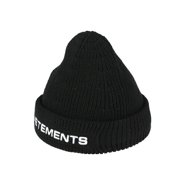 【貨物輸送無料】 ヴェトモン レディース 鳥打ち帽 付属物 Hats Black