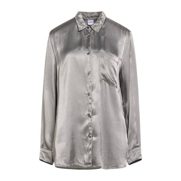 【送料無料】 アスペジ レディース シャツ トップス Shirts Grey|asty