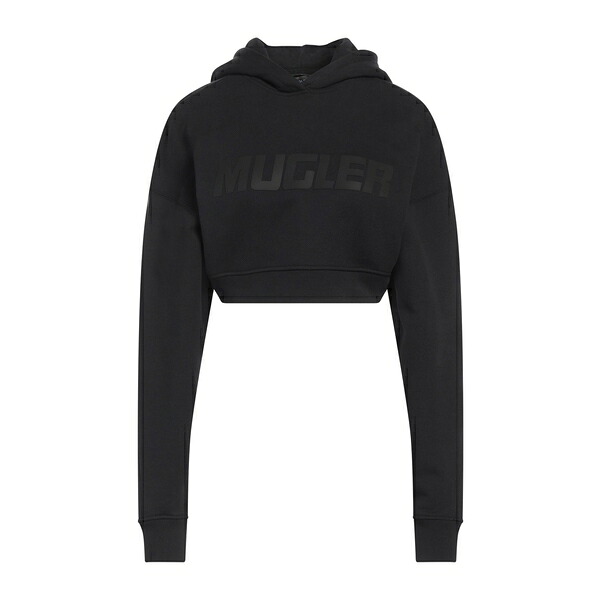 【貨物輸送無料】 マグラー レディース パーカー・スウェットシャツ アウター Sweatshirts Black