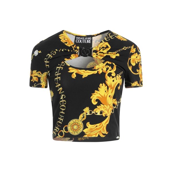 【送料無料】 ベルサーチ レディース Tシャツ トップス T-shirts Black｜asty