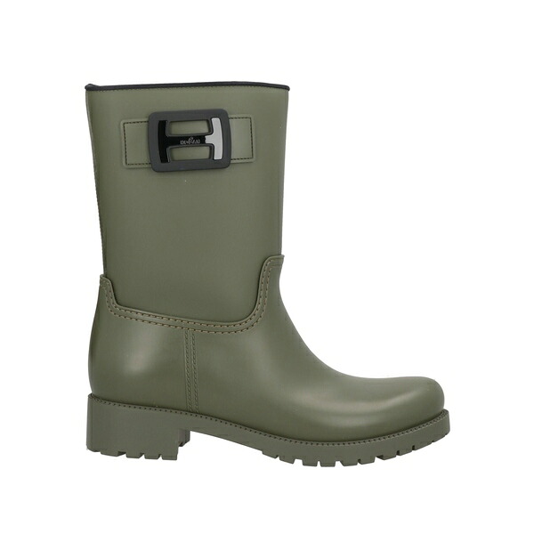 【送料無料】 ホーガン レディース ブーツ シューズ Ankle boots Green｜asty
