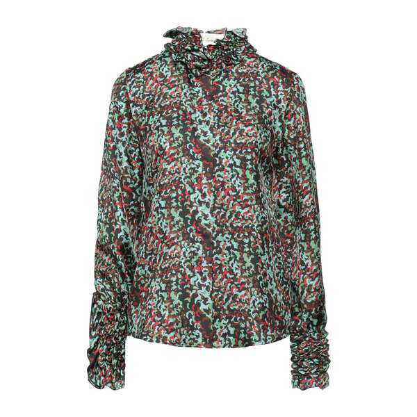 【送料無料】 サルテペッテゴーレ レディース シャツ トップス Shirts Green｜asty 58,800円