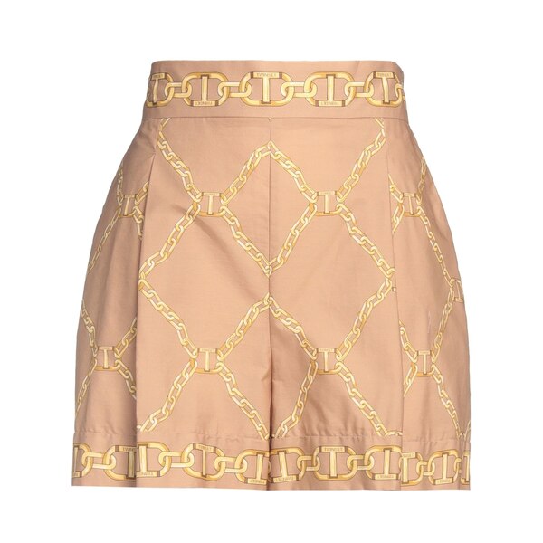 【送料無料】 ツインセット レディース カジュアルパンツ ボトムス Shorts & Bermuda Shorts Beige|asty