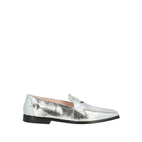 【貨物輸送無料】 ファビ レディース スリッポン・ローファー シューズ Loafers Silver