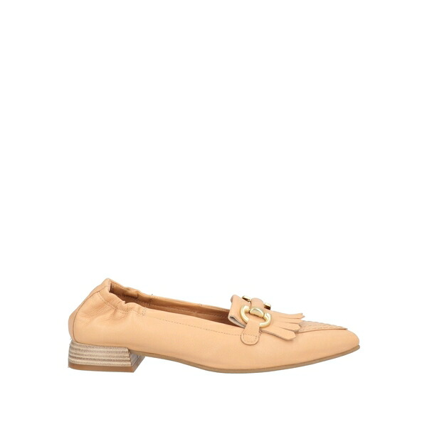 【送料無料】 ムジュス レディース スリッポン・ローファー シューズ Loafers Beige|asty