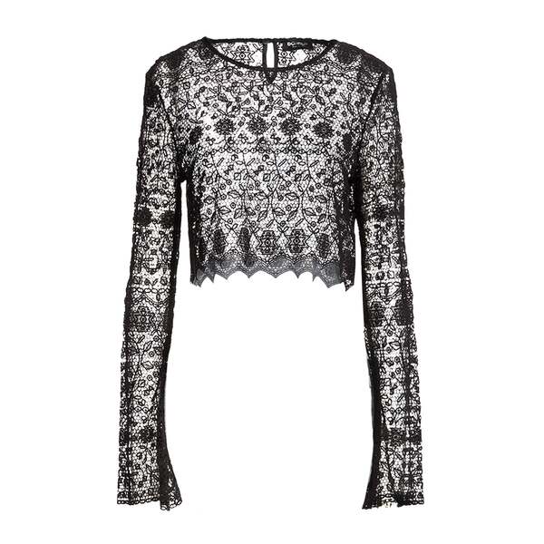 【貨物輸送無料】 ドンダップ レディース プルオーバー トップス Tops Black