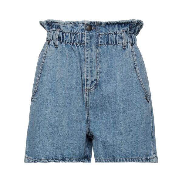 【送料無料】 ヴェルナ レディース デニムパンツ ボトムス Denim shorts Blue|asty