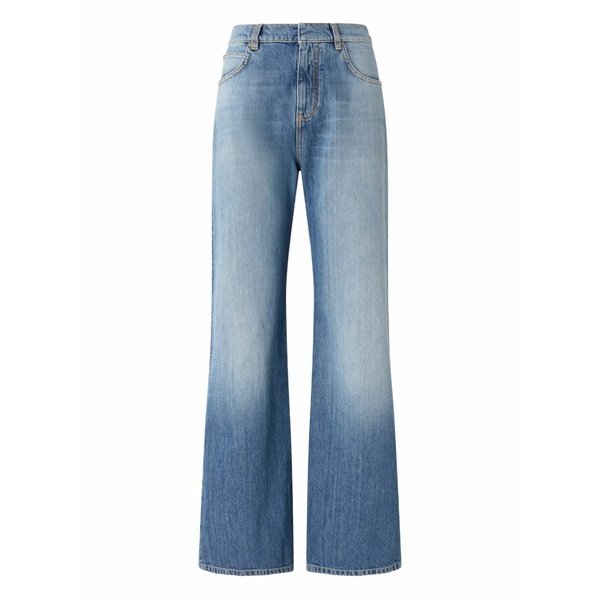 ピンコ レディース デニムパンツ ボトムス Light-wash denim jeans Blue｜asty