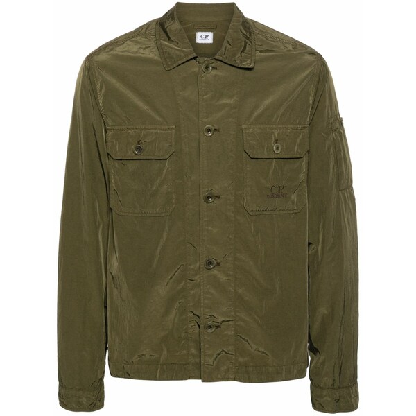 シーピーカンパニー メンズ ジャケット＆ブルゾン アウター Chrome-r shirt jacket Green｜asty