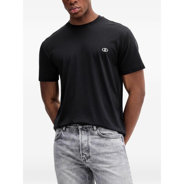 リュージョー メンズ Tシャツ トップス Logo t-shirt Black｜asty 21,868円