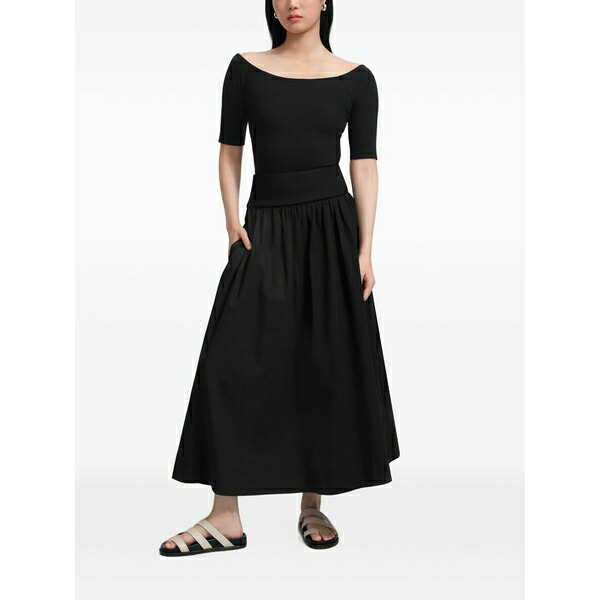 マルセラ レディース スカート ボトムス Throop maxi skirt Black｜asty