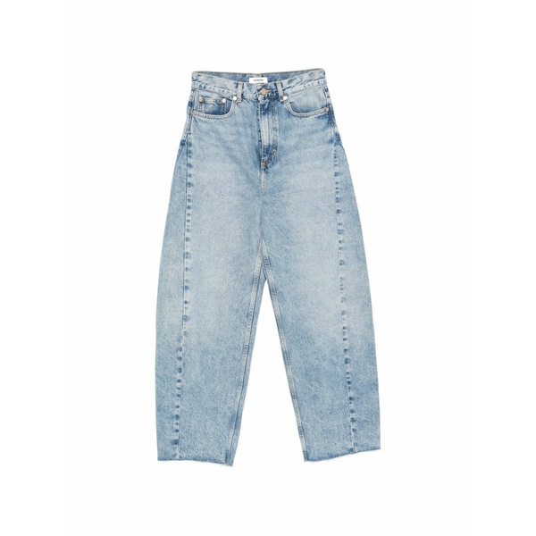 サンドロ レディース デニムパンツ ボトムス Leather-patch jeans Blue｜asty