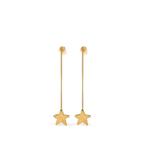 ジル・サンダー レディース ピアス＆イヤリング アクセサリー Star-pendant drop earrings Gold｜asty