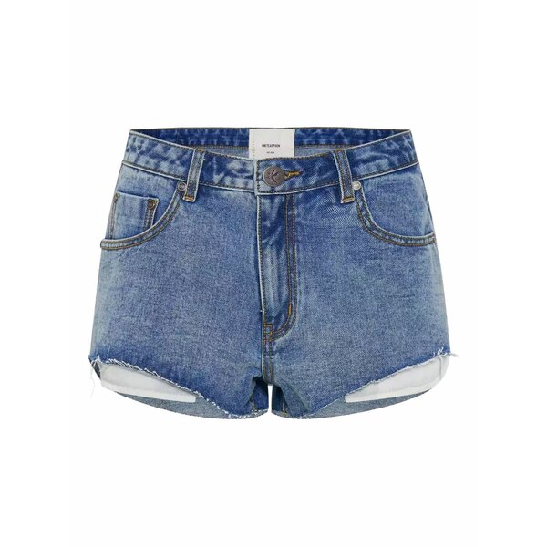 ワン ティースプーン レディース カジュアルパンツ ボトムス Outlaws denim shorts Blue|asty
