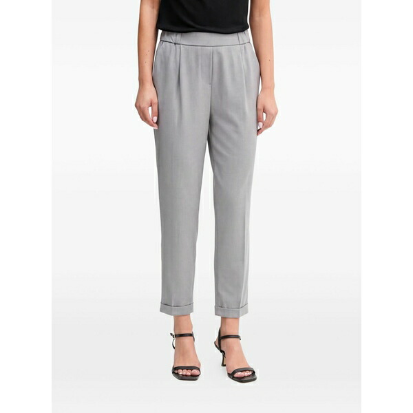 ベネトン レディース カジュアルパンツ ボトムス Elastic-waistband trousers Grey|asty