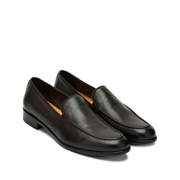 ドンカルズ メンズ スリッポン・ローファー シューズ Leather loafers Brown|asty