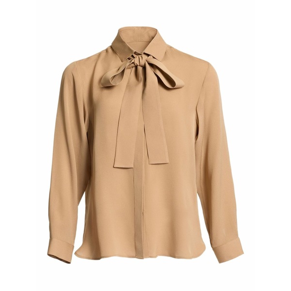 エリー サーブ レディース シャツ トップス Silk shirt Neutrals｜asty 138,900円