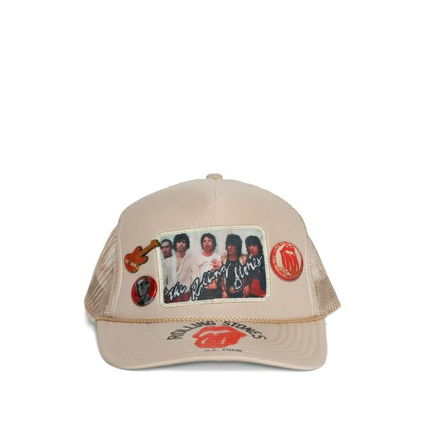 メイド ウォーン メンズ 帽子 アクセサリー The rolling stones appliqu£ hat Neutrals|asty