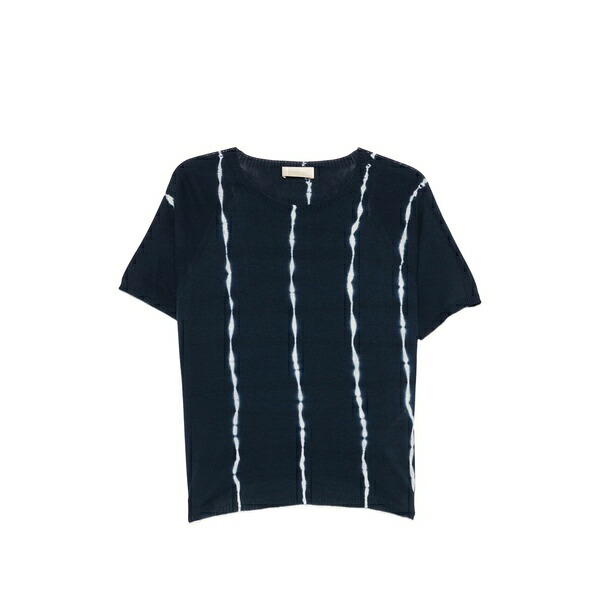 モモン レディース Tシャツ トップス Calella tie-dye raglan-sleeve t-shirt Blue|asty