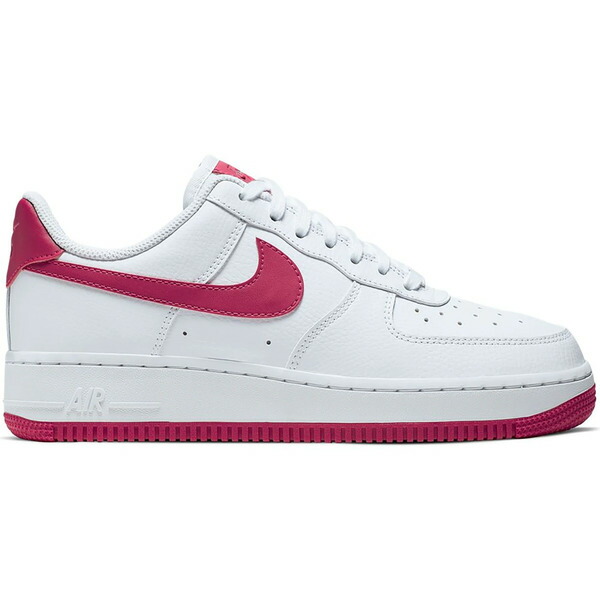 Nike ナイキ レディース スニーカー 【Nike Air Force 1 Low】 サイズ US_7W(24cm) White Wild Cherry (Women's)画像